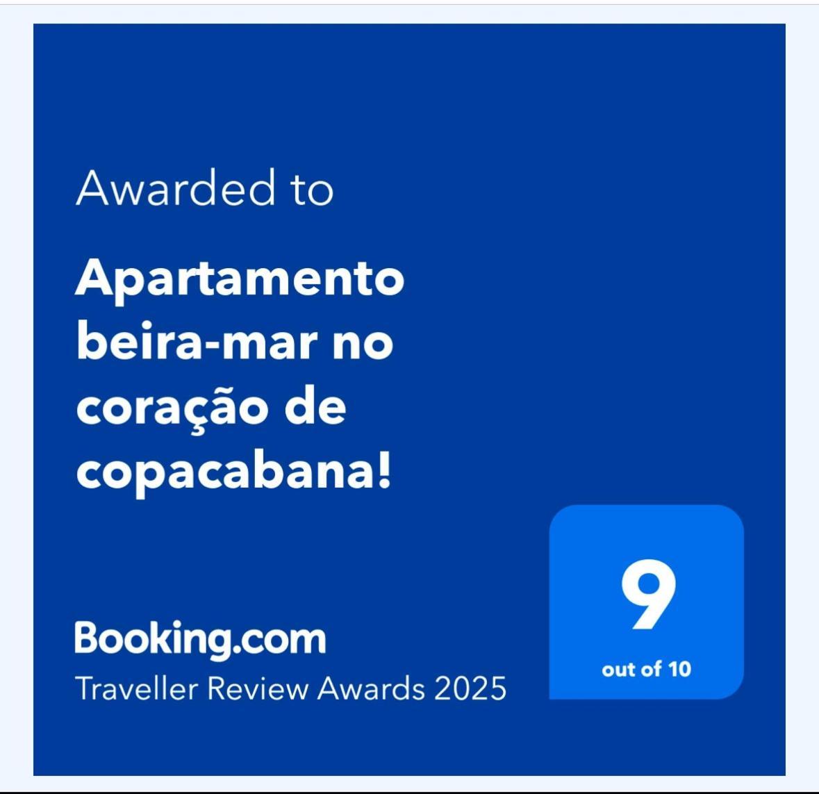 Apartamento Beira-Mar No Coracao De Copacabana! Rio de Janeiro Eksteriør bilde